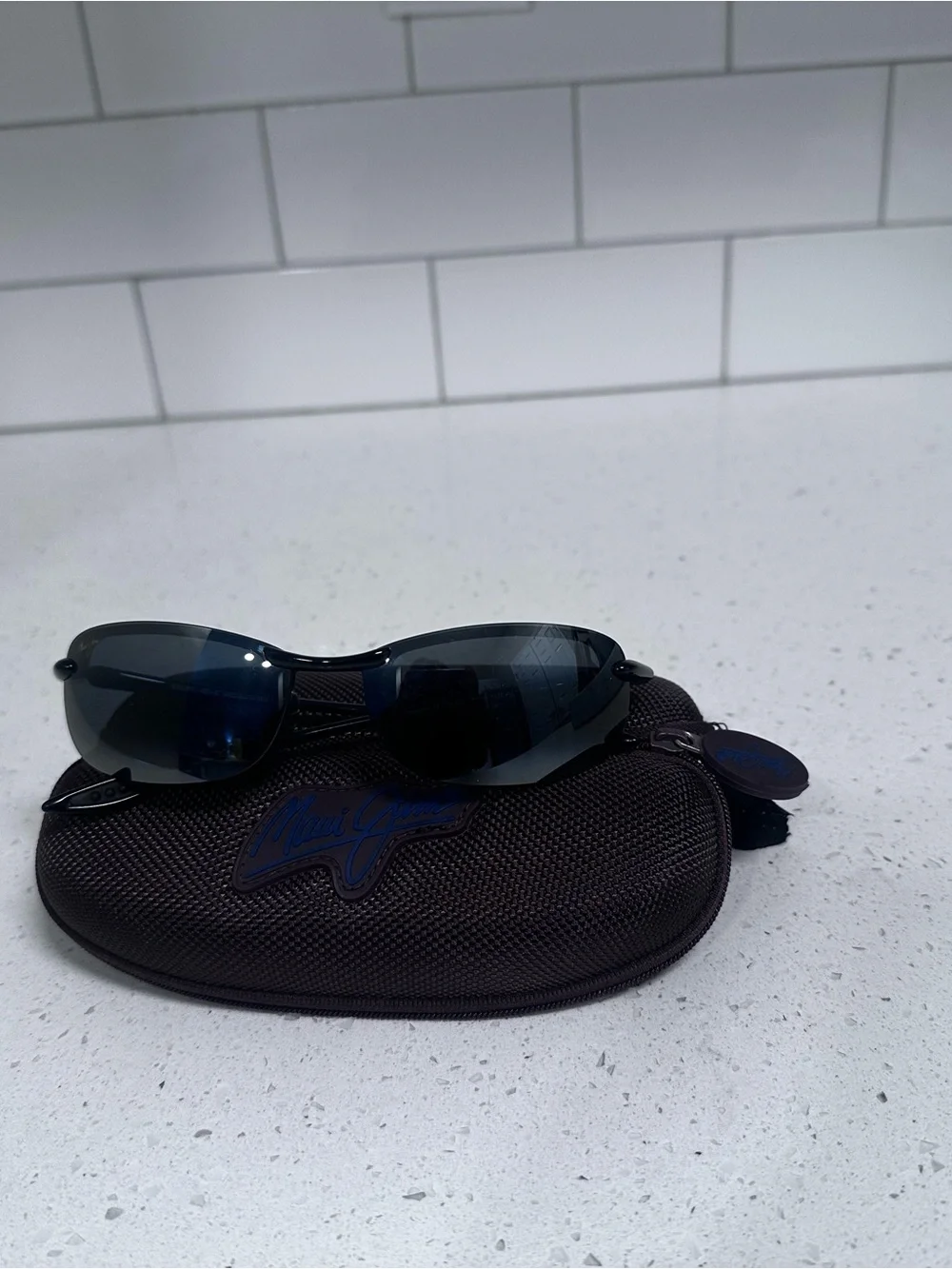 Maui Jim Men’s Sunglasses - Black Frame, Black Lenses